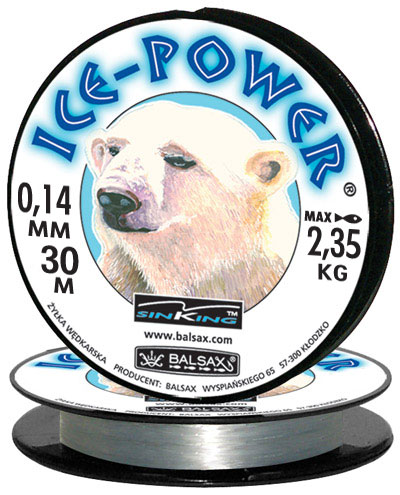 Леска BALSAX "Ice-Power" 30м 0,14 (2,35кг)