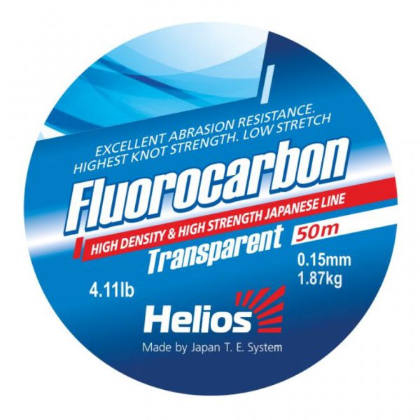 Леска Helios FLUOROCARBON Transparent 0,35mm/30 (HS-FCT 35/30), шт
