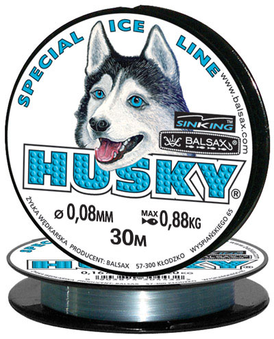 Леска BALSAX "Husky" 30м 0,08 (0,88кг)