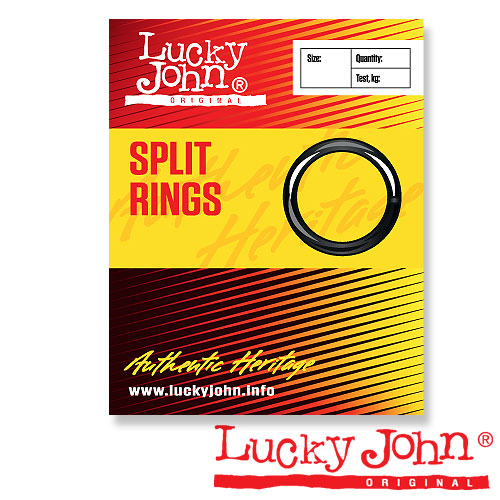 Кольца Заводные Lucky John Split Rings 09.2Мм/10Кг 5Шт.