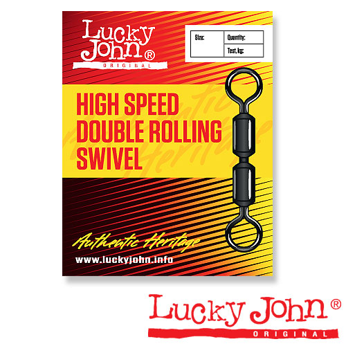 Вертлюги Lucky John High Speed Double Rolling K003/0 5Шт.
