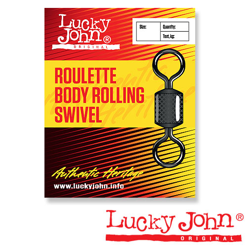 Вертлюги Lucky John Roulette Body Rolling K004/0 5Шт.