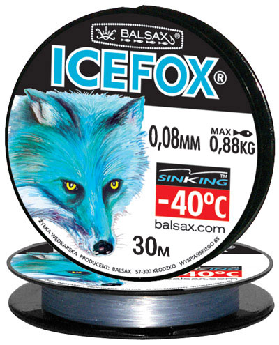 Леска BALSAX "Ice Fox" 30м 0,08 (0,88кг)