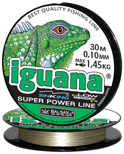 Леска BALSAX "Iguana" 30м 0,10 (1,45кг)