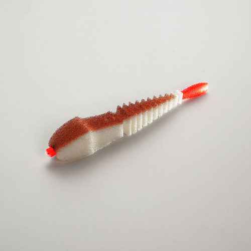 Рыбка поролон. 3D Ex STREAM WBr 12см под офсет. крюч. № 3/0, 4/0, 5/0  