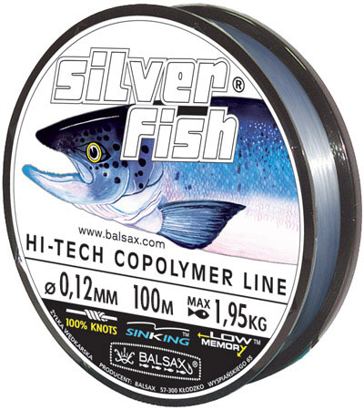 Леска BALSAX "Silver Fish" 100м 0,12 (1,95кг)