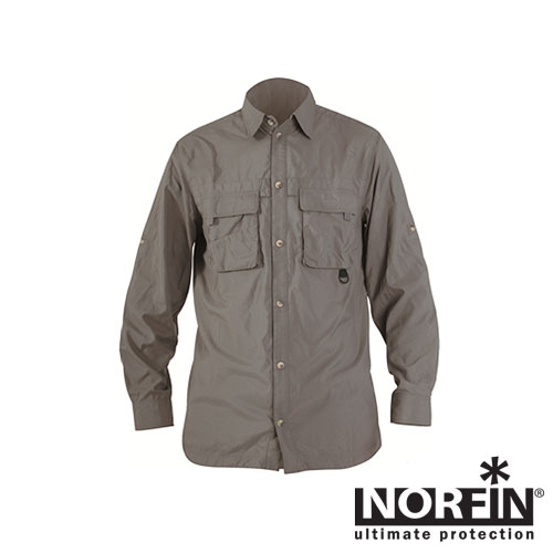 Рубашка Norfin Cool Long Sleeves Gray