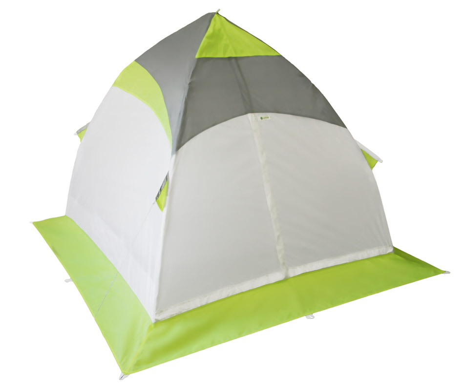 Палатка-зонт зимняя ЛОТОС 1 (белый/зеленый)