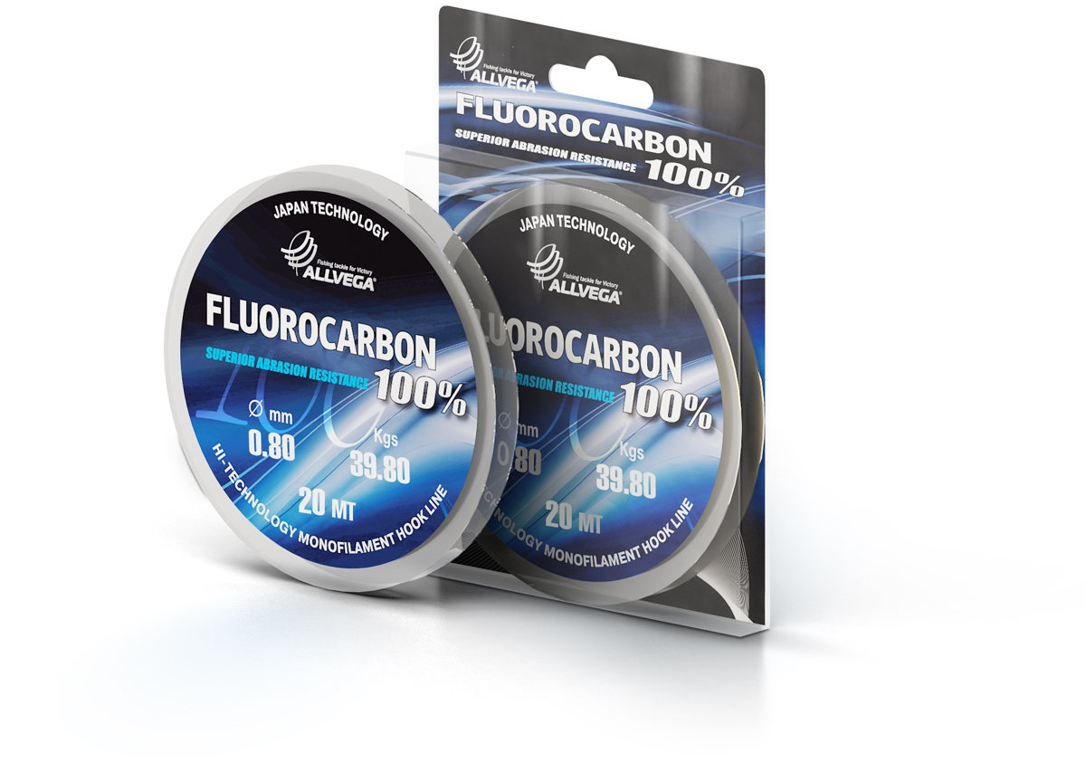 Леска  ALLVEGA  "FX FLUOROCARBON 100%" 0.80мм (20м) (39,8кг)