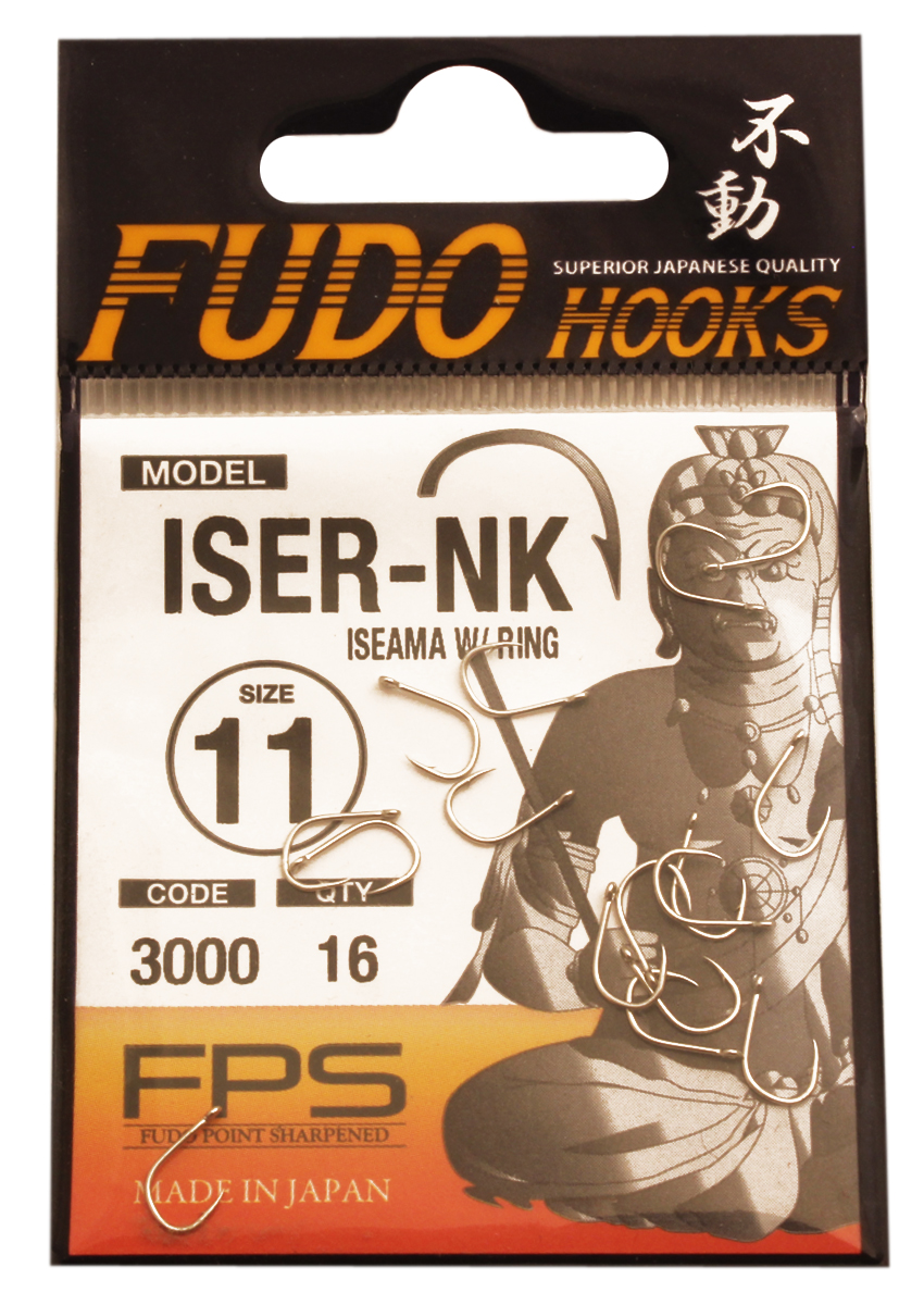 Крючок "FUDO" ISEAMA W/RING №11 NK (3000) (16шт)