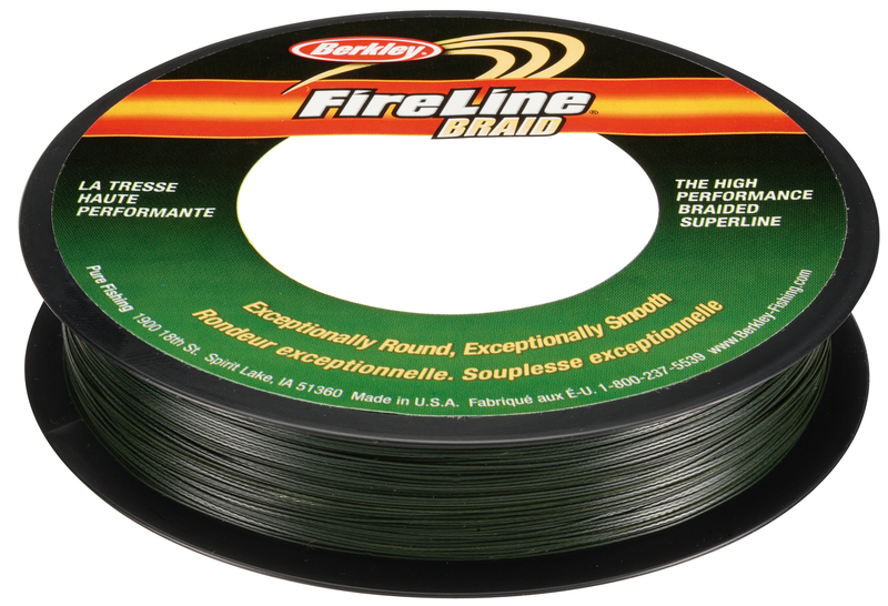 Леска плетеная BERKLEY "FireLine Braid" 0.35mm (110m)(52.6kg)(зеленая)