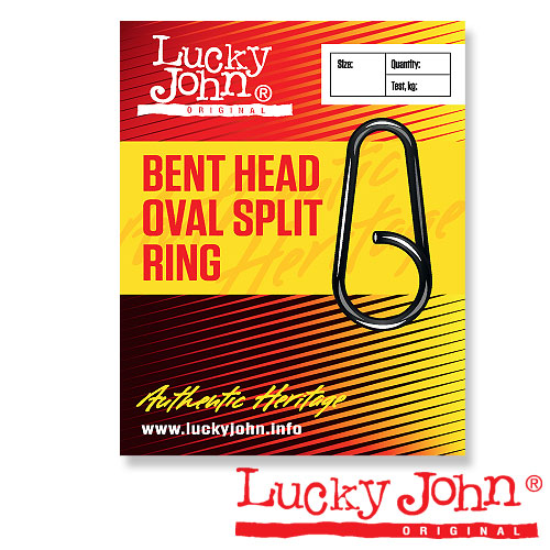 Кольца Заводные Lucky John Bent Head Oval 16.0Мм/18Кг 10Шт.