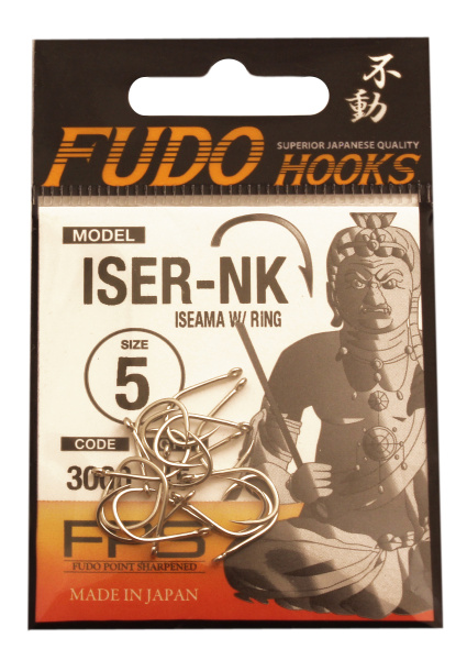Крючок "FUDO" ISEAMA W/RING №5 NK (3000) (15шт)