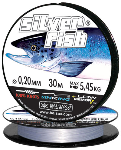Леска BALSAX "Silver Fish" 30м 0,20 (5,45кг)