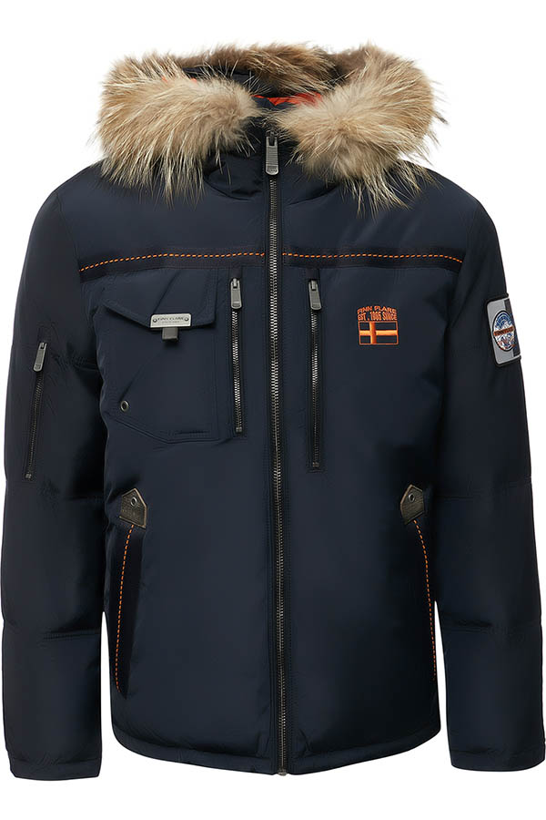 Куртка мужская FINN FLARE цвет темно-синий W17-22038 