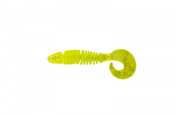Приманка съедобная ALLVEGA "Bony Grub" 8см 5,2г (6шт.) цвет chartreuse