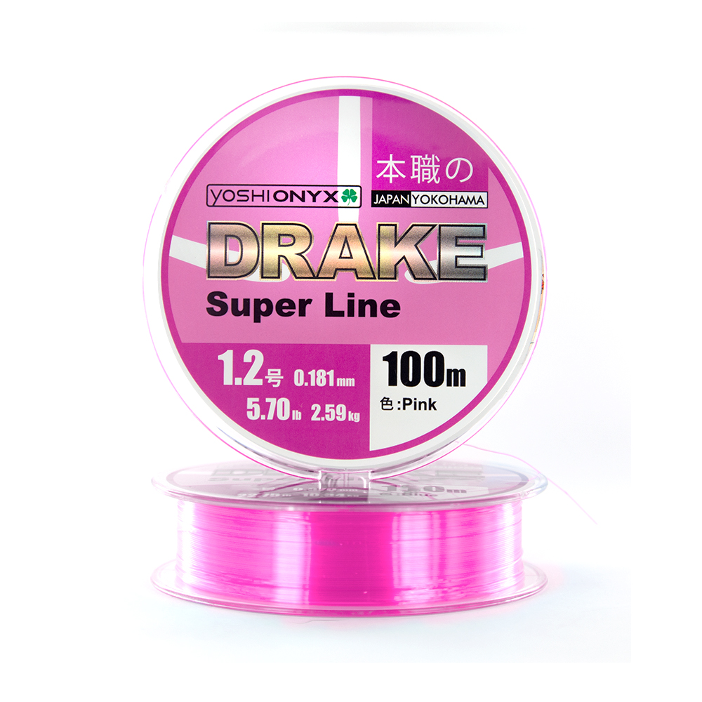 Леска Yoshi Onyx Drake Superline 100M 0.181mm Pink