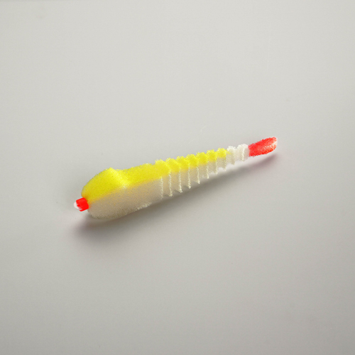 Рыбка поролон. 3D Ex STREAM WLGr 10см под офсет. крюч. № 1/0, 2/0, 3/0  
