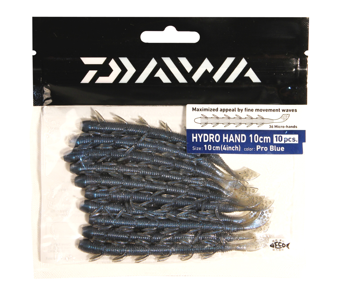 Твистер Daiwa "Hydro Hand" 10см. (Pro Blue) 10шт