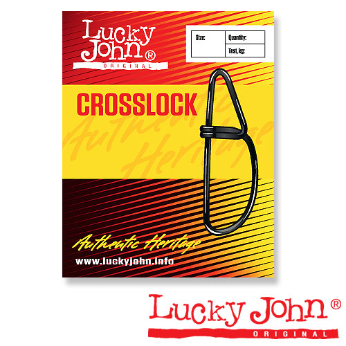 Застежки Lucky John Crosslock 0001/0 10Шт.