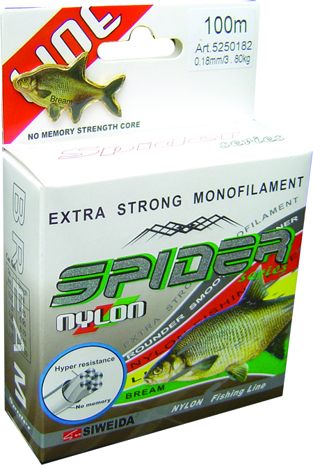 Леска SWD "Spider Bream" 100м 0,22 (5,75кг) прозрачная