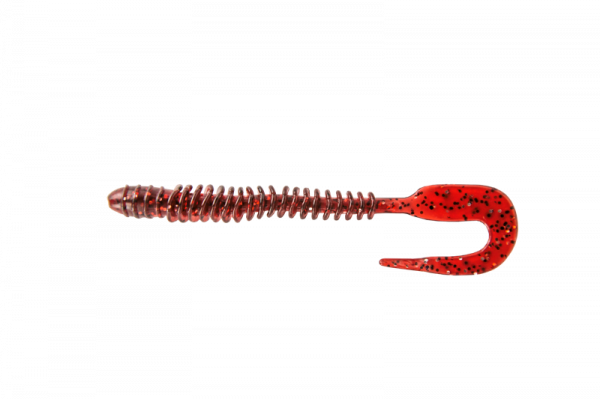 Приманка съедобная ALLVEGA "Monster Worm" 10см 3,3г (6шт.) цвет cranberry seed