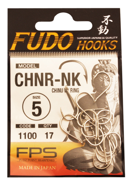 Крючок "FUDO" CHINU W/RING №5 NK (1100) (17шт)