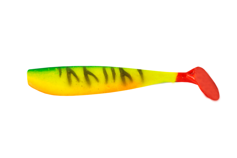 Приманка съедобная ALLVEGA "Tail Shaker" 12,5см 13г (5шт.) цвет fire tiger RT
