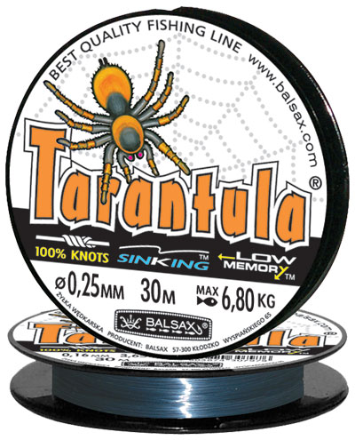 Леска BALSAX "Tarantula" 30м 0,25 (6,8кг)