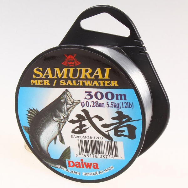 Монолеска DAIWA Samurai SA SW- 300M 18lb 0,35 мм 