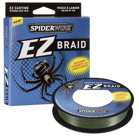 Леска плетеная SPIDERWIRE "EZ BRAID" 0.35mm (137m)(29.7kg)(зеленая)