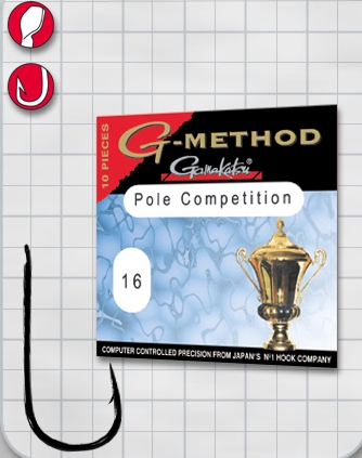 Крючок GAMAKATSU G-Method Pole Competition B №10 (10шт.)