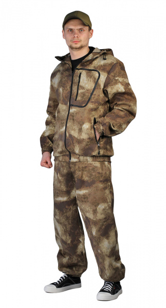 Костюм "ТУРИСТ 1" куртка/брюки цвет: кмф "Атака бежевый", ткань: Грета