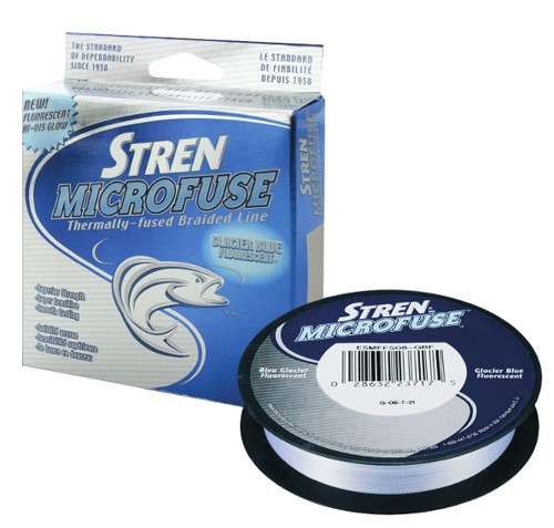 Леска плетеная STREN "Microfuse" 0.25mm (110m)(17.5kg)(гол/проз)