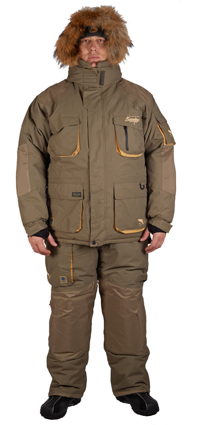 Костюм рыболовный зимний ALASKAN пух (куртка+брюки) 