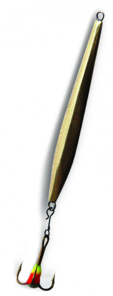 Блесна зимняя SWD DIJ 035 (53мм, вес 6г, 2 коронки - никель и латунь, блист)