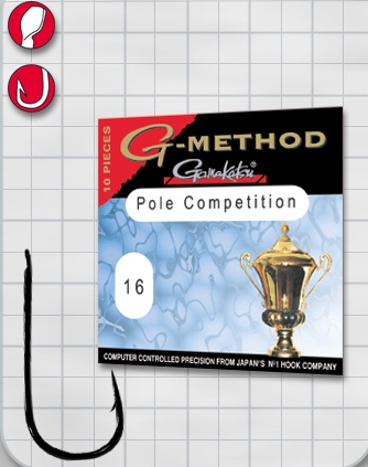 Крючок GAMAKATSU G-Method Pole Competition B №16 (10шт.)