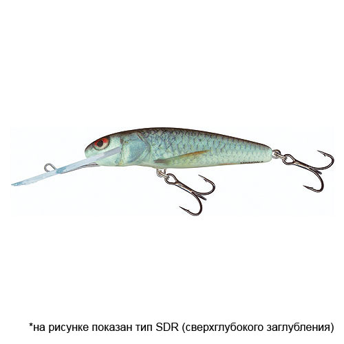 Воблер Плавающий Salmo Minnow F 09/rd