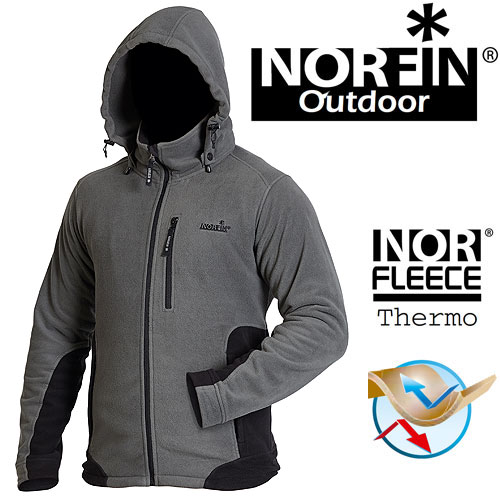 Куртка Флисовая Norfin Outdoor Gray