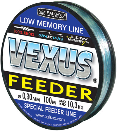 Леска BALSAX "Vexus Feeder(Kevlon)" 100м 0,30 (10,3кг)