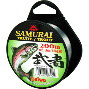 Монолеска Daiwa Samurai Trout  0,16 - 200 M