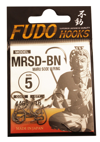 Крючок "FUDO" MARU SODE W/RING №5 BN (4401) (16шт)