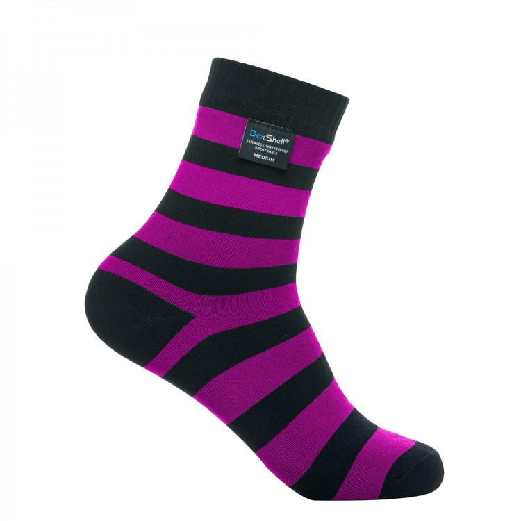 Водонепроницаемые носки DexShell Ultralite Bamboo Sock Black-Pink