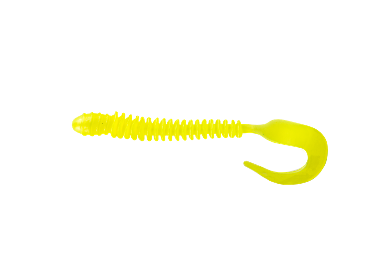 Приманка съедобная ALLVEGA "Monster Worm" 10см 3,3г (6шт.) цвет pearl lemon