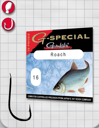 Крючок GAMAKATSU G-Special Roach B №12 (10шт.)