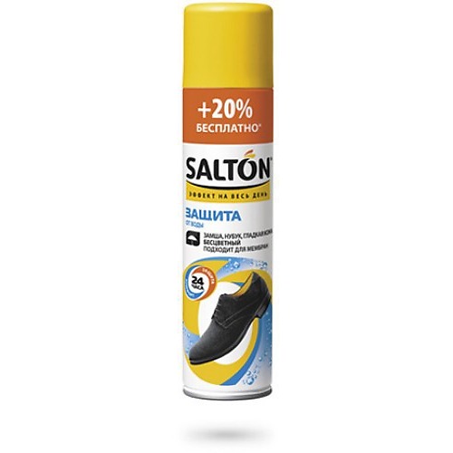 SALTON Аэрозоль Защита от воды для кожи и ткани  250+50мл 