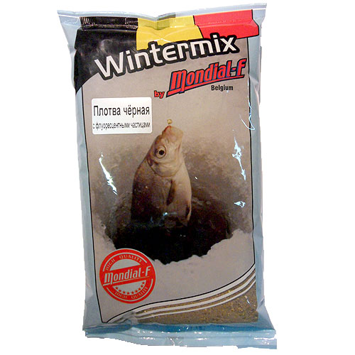 Прикормка Зимняя Сухая Mondial-F Wintermix Roach Black Fluo 1Кг