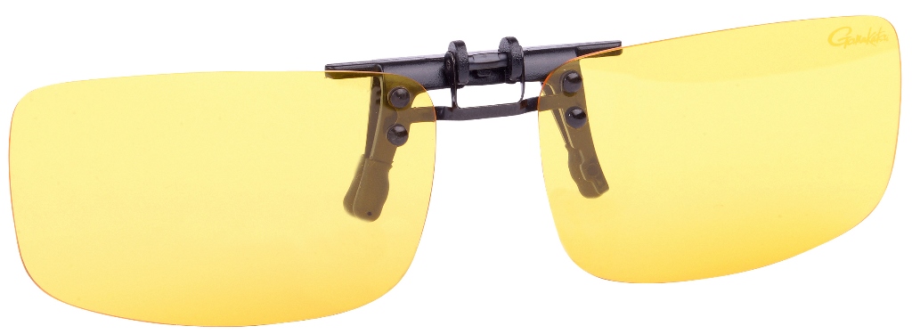 Очки-клипсы поляризационные GAMAKATSU CLIP ON-G (на другие очки) янтарные 033