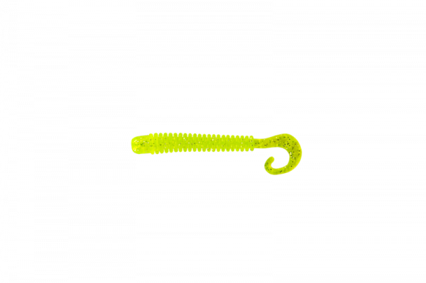 Приманка съедобная ALLVEGA "Curly Tail" 6,5см 1,4г (8шт.) цвет chartreuse