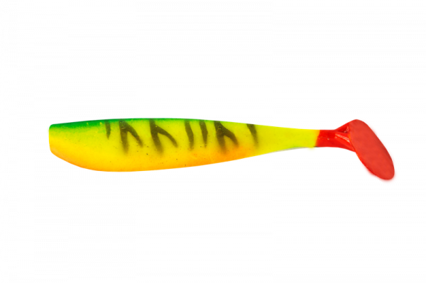 Приманка съедобная ALLVEGA "Tail Shaker" 12,5см 13г (5шт.) цвет fire tiger RT